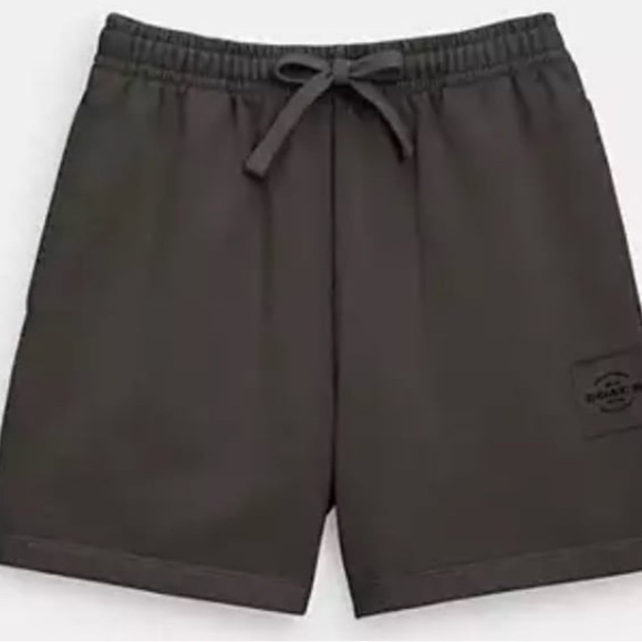 Coach High Waist Black Shorts - Picture 1 of 3